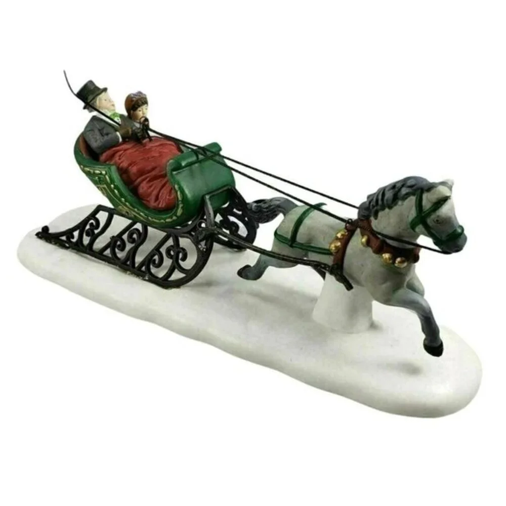 Department 56 Sleigh Heritage Village‎ Dashing Through the Snow 58203 Retired